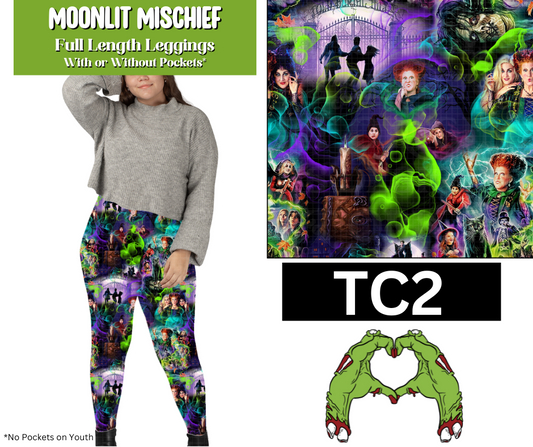 Moonlit Mischief Full Length Leggings w/ Pockets
