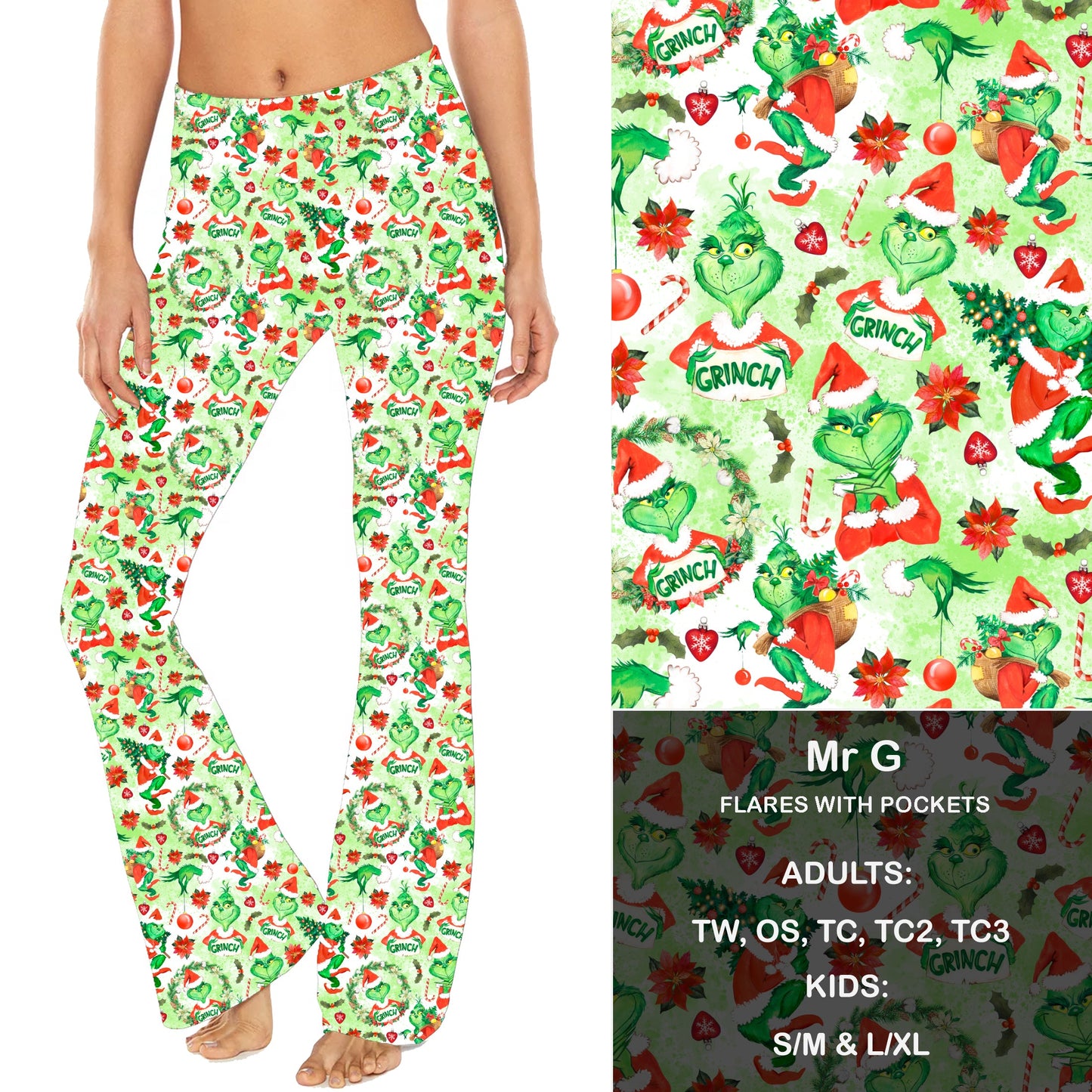 Mr G - Yoga Flares with Pockets Preorder Closes 9/20 eta late Oct