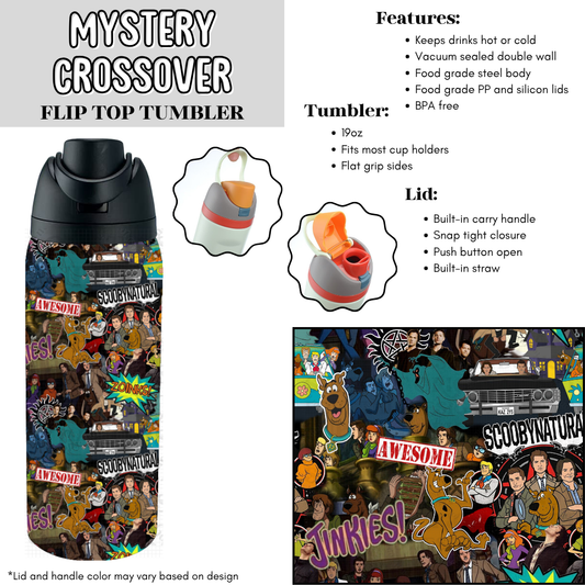 Mystery Crossover Flip Top Tumbler