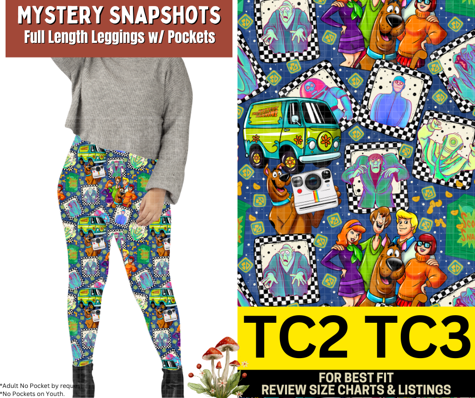 Mystery Snapshots Leggings Choose Fleece or Traditional