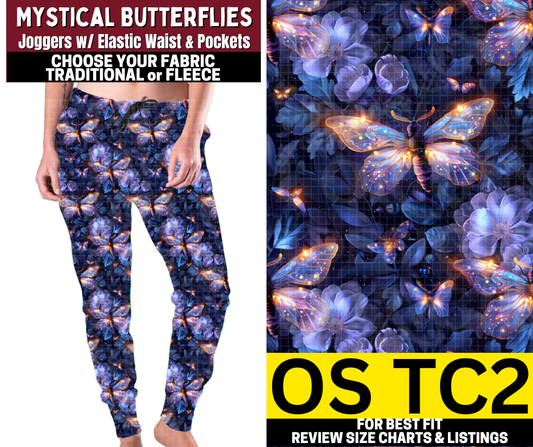 Mystical Butterflies Fleece Joggers