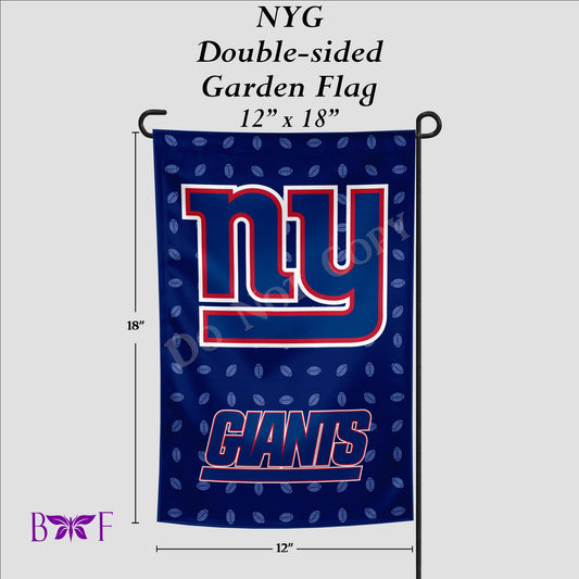 NYG garden flag