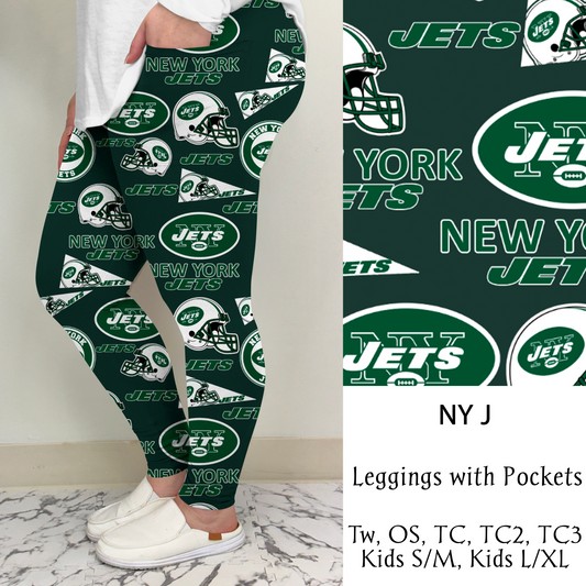 NY J Football Leggings/Capri/Joggers | Run ends 8/16 | ETA Late September