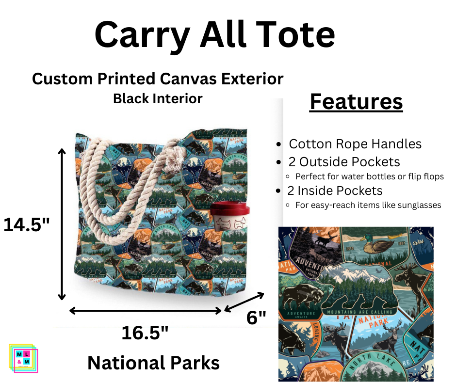 National Parks Carry All Tote