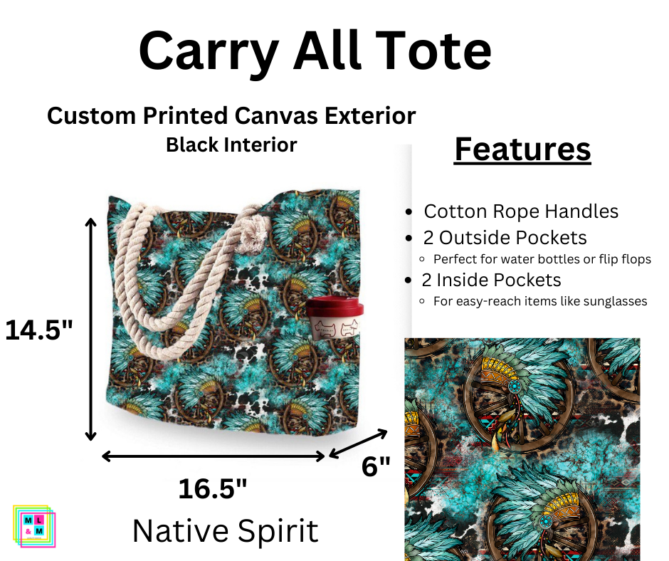 Native Spirit Carry All Tote