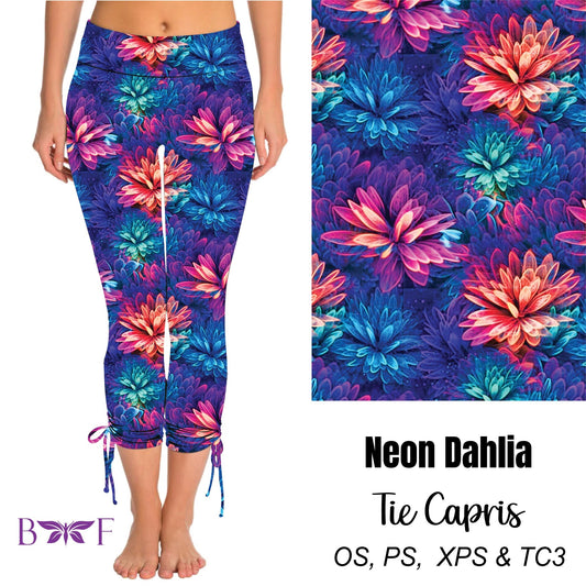 Neon Dahlia skorts and biker shorts with pockets