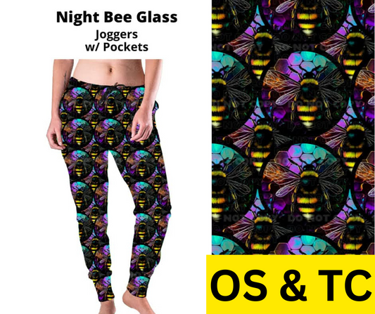 Night Bee Glass Joggers