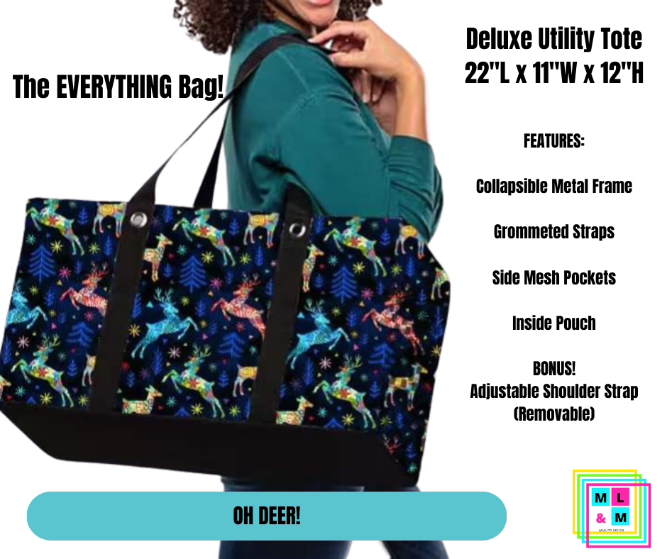Oh Deer! Collapsible Tote