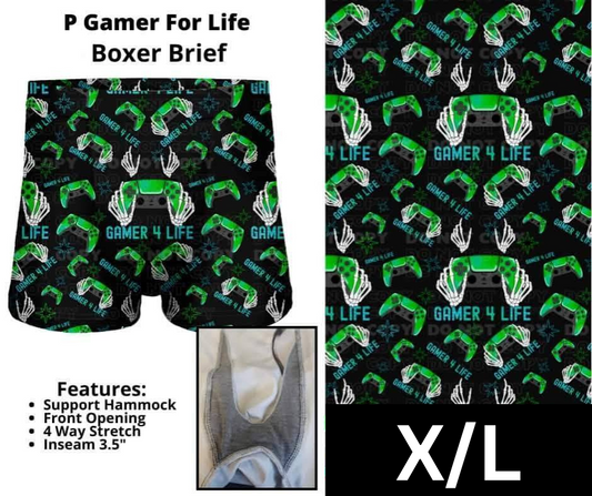 P Gamer For Life Boxer Briefs