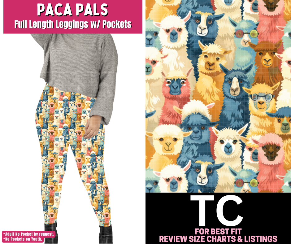 Paca Pals Full Length Leggings w/ Pockets