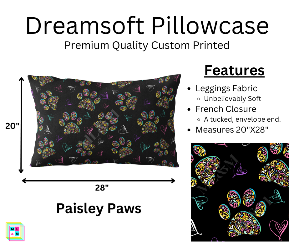 Paisley Paws Dreamsoft Pillowcase