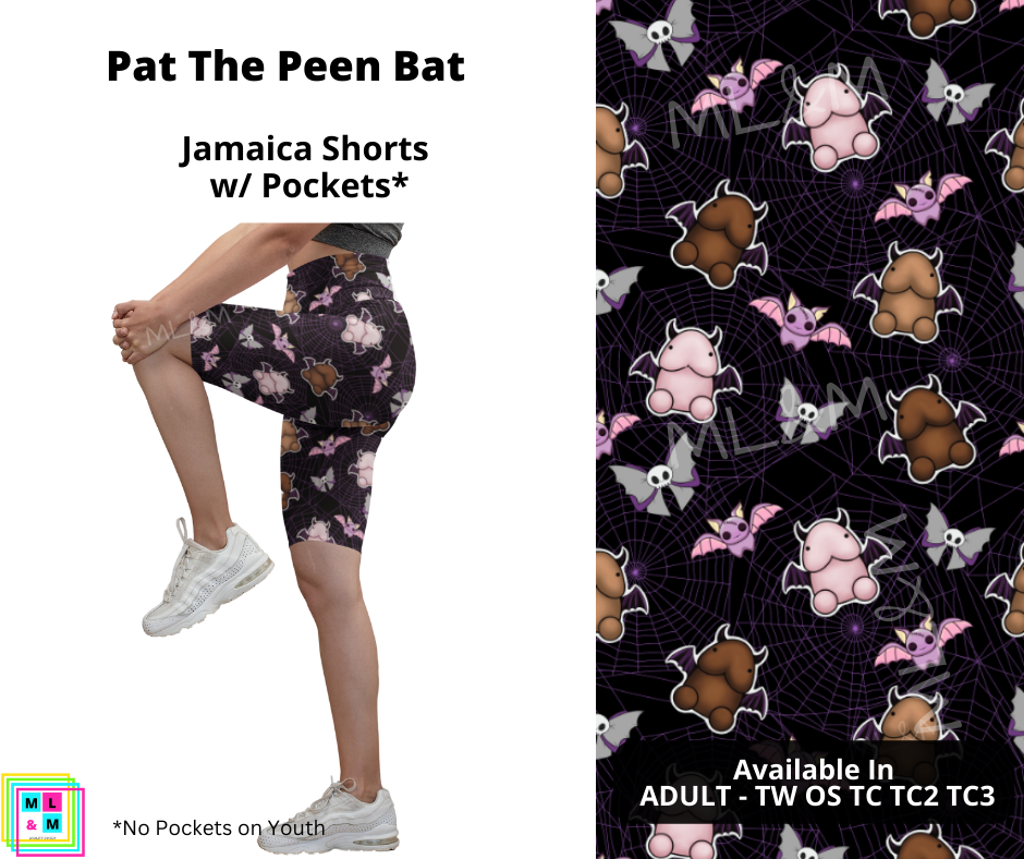 Pat The Peen Bat 10" Jamaica Shorts