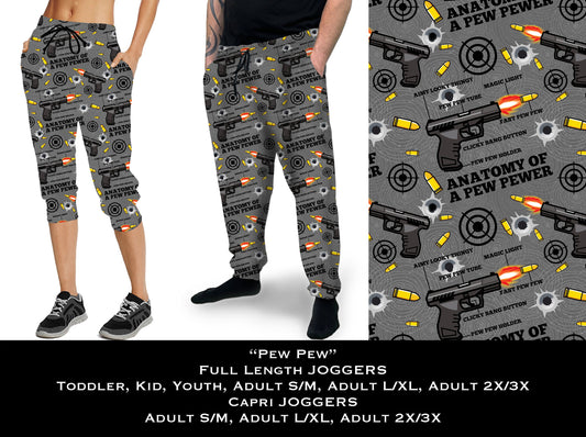 Pew Pew - Full & Capri Joggers