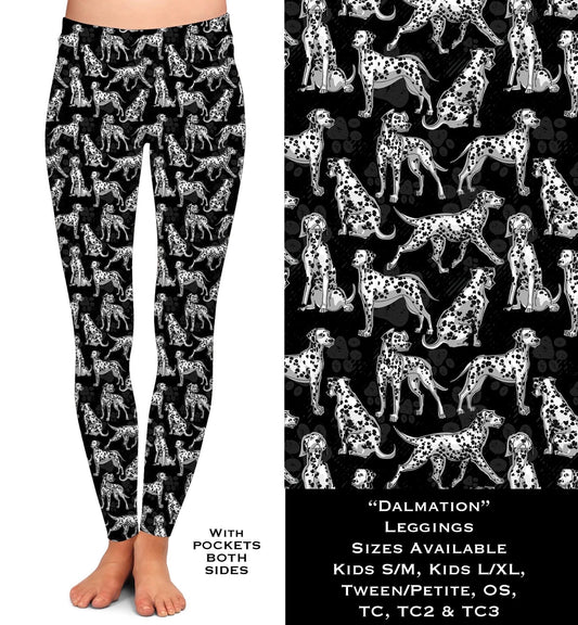 Dalmation Leggings with Pockets