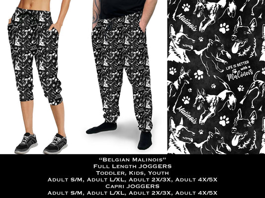 Belgian Malinois Full & Capri Joggers