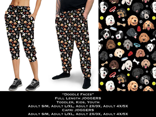 Doodle Faces Full & Capri Joggers