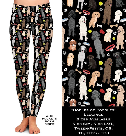 Oodles of Poodles Leggings with Pockets