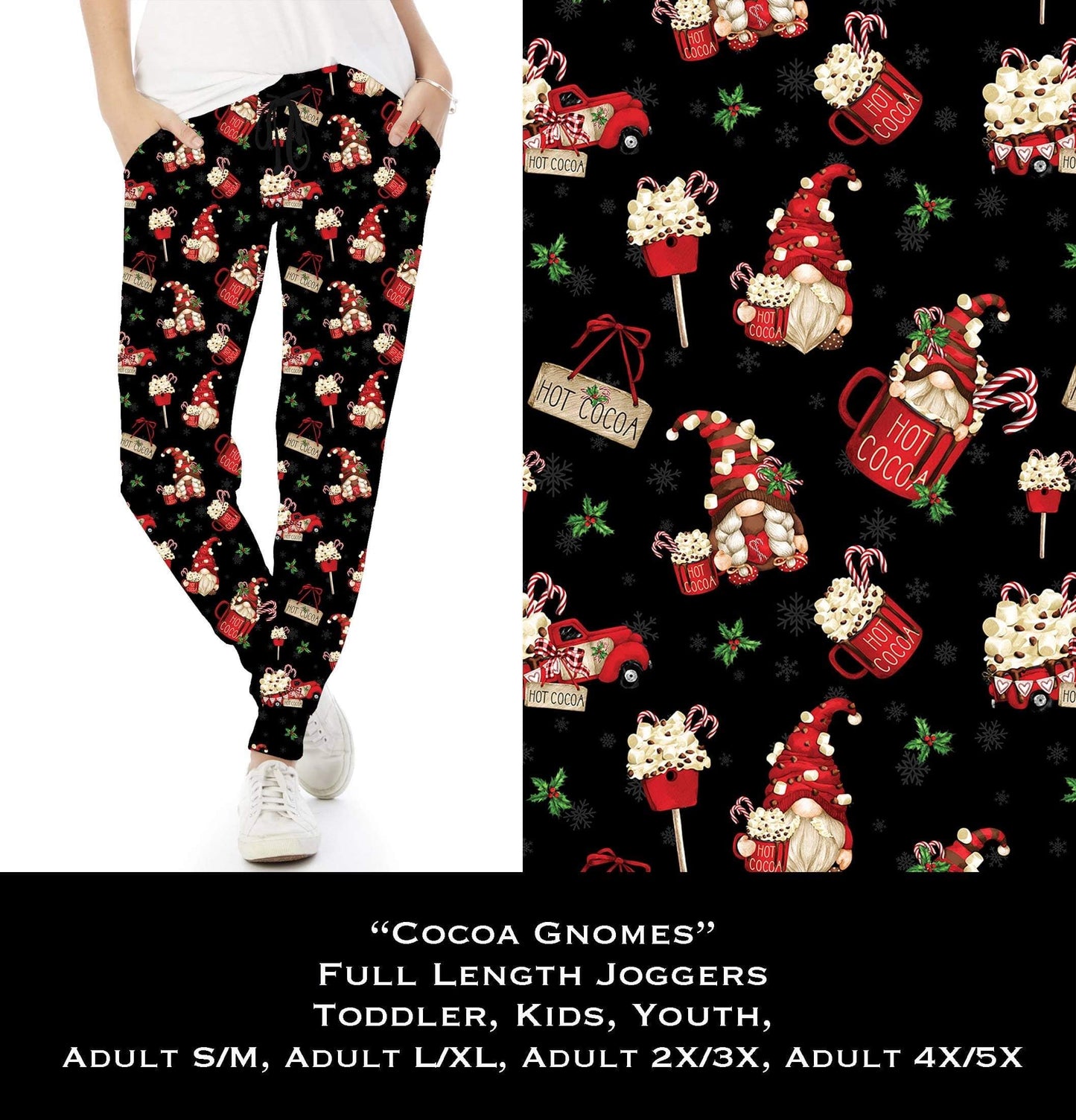 Cocoa Gnomes - Full Joggers