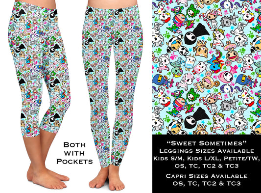 Sweet Sometimes - Full & Capri Leggings w/Pockets