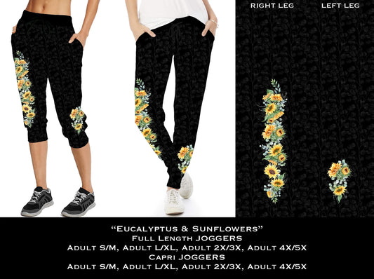 Eucalyptus & Sunflowers Full & Capri Joggers