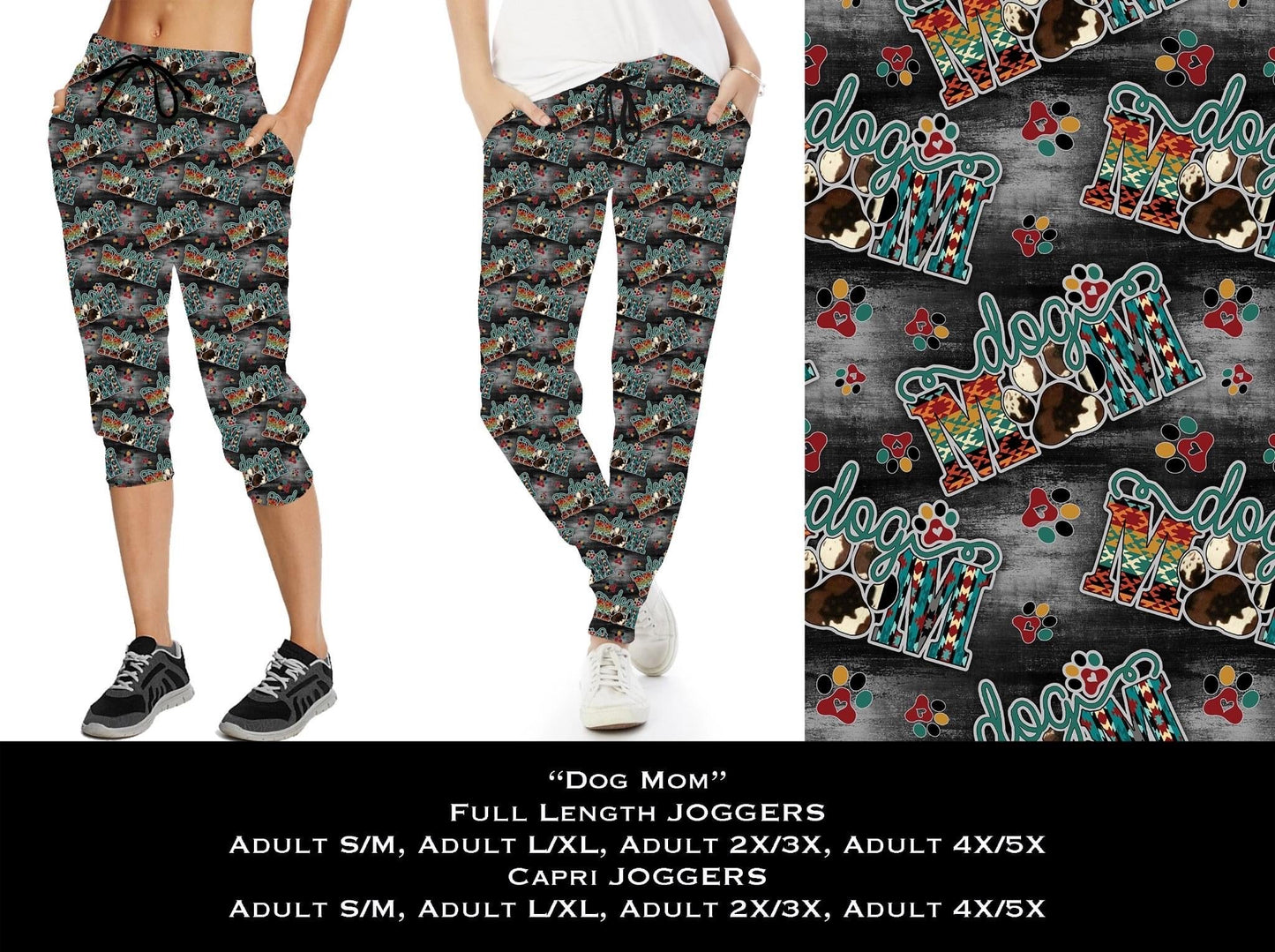 Dog Mom Full & Capri Joggers