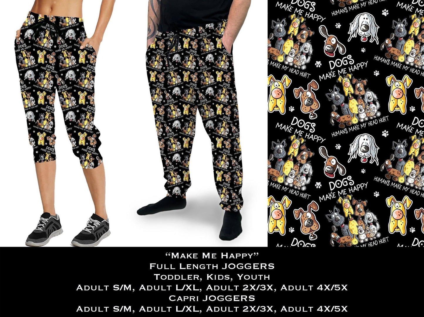 Make Me Happy Full & Capri Joggers