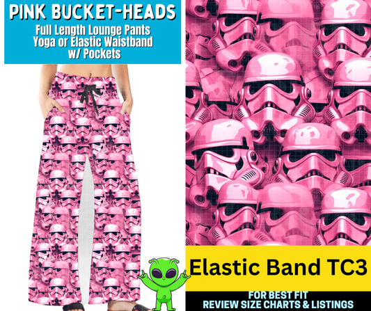 Pink Bucket-Heads Full Length Lounge Pants