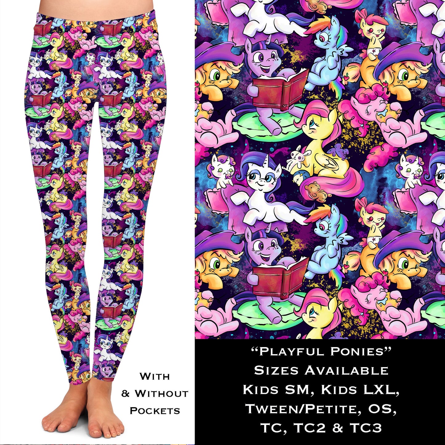 Playful Ponies Leggings & Capri