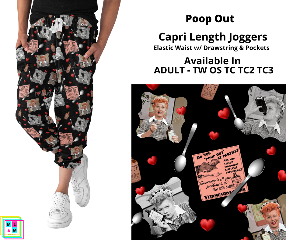 Poop Out Jogger Capri
