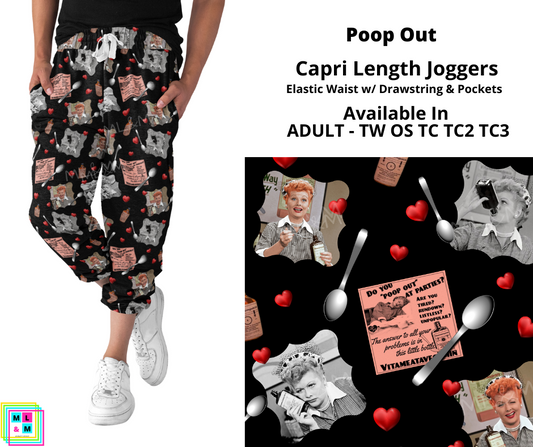 Poop Out Jogger Capri