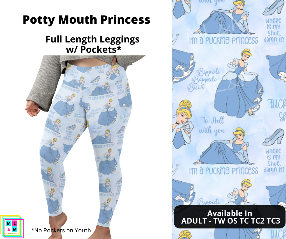 Potty Mouth Princess Full Length w/ Pockets