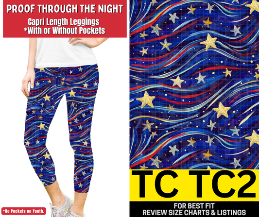 Proof Through The Night Capri Length Leggings w/ Pockets