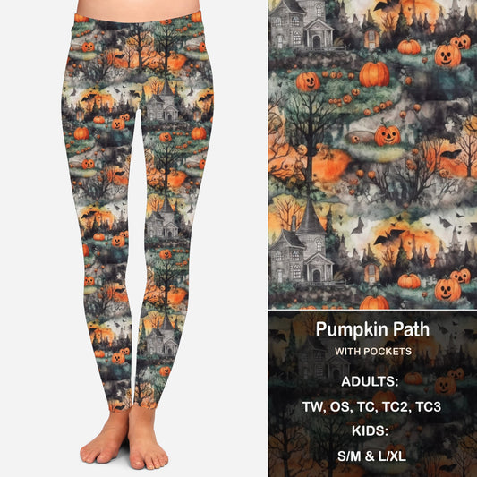 Pumpkin Path Leggings & Capris with Pockets Preorder Closes 7/31 eta September