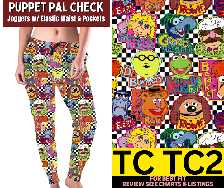 Puppet Pal Check Joggers