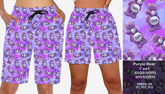 PURPLE BEAR - Jogger Shorts Preorder Closes  7/28