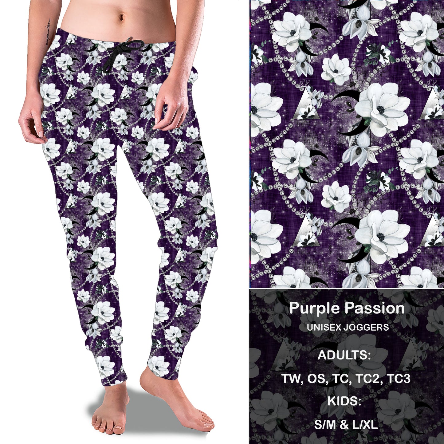Purple Passion - Full & Capri Joggers Preorder Closes 6/19 eta Late July