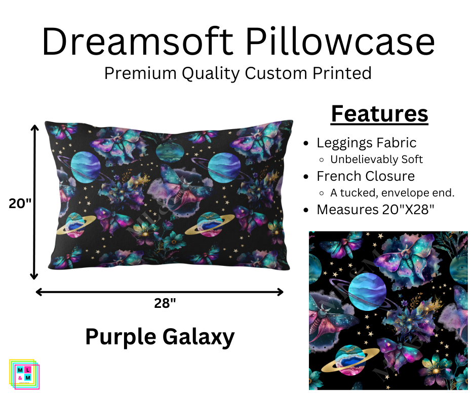 Purple Galaxy Dreamsoft Pillowcase