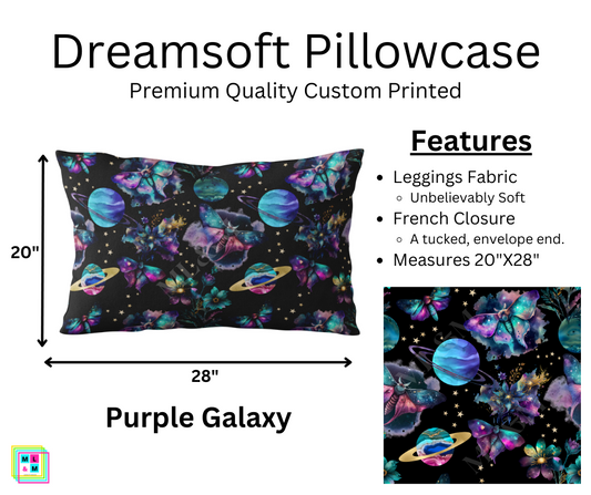 Purple Galaxy Dreamsoft Pillowcase