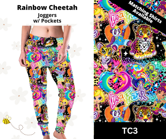 Rainbow Cheetah Joggers