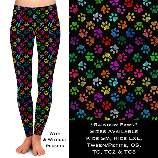 Rainbow Paws - Leggings & Capris