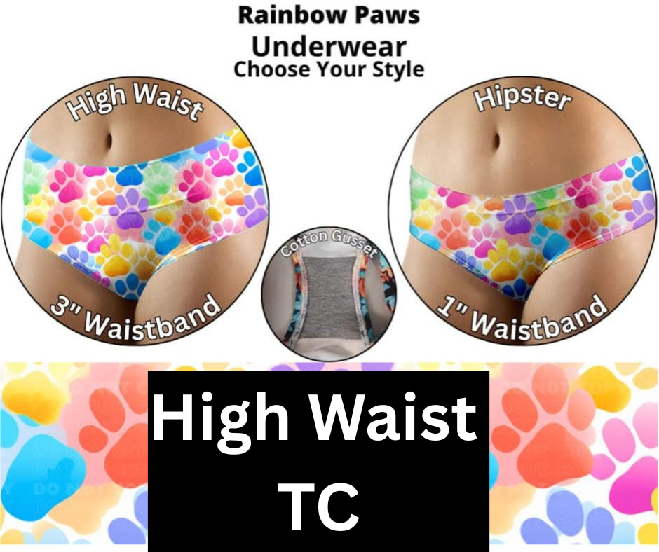 Rainbow Paws Underwear