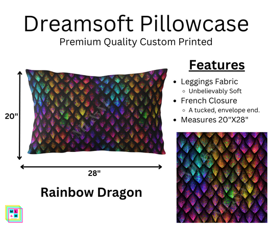 Rainbow Dragon Dreamsoft Pillowcase