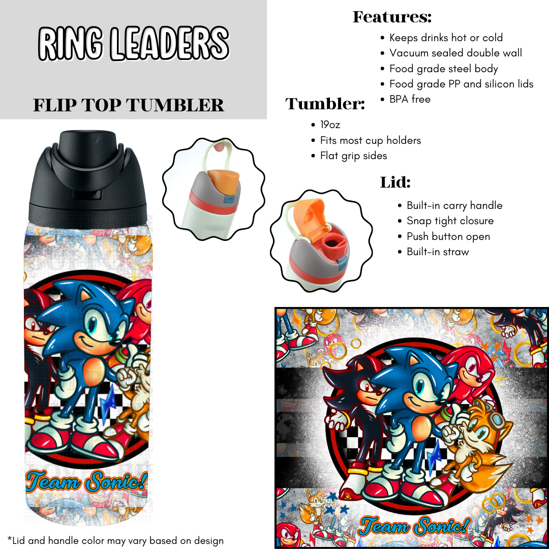 Ring Leaders Flip Top Tumbler