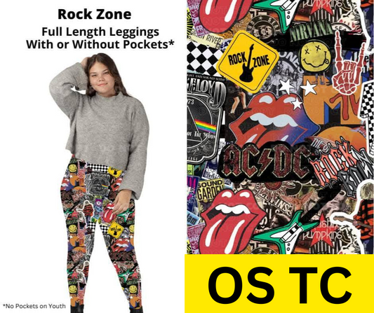 Rock Zone Full Length Leggings w/ Pockets