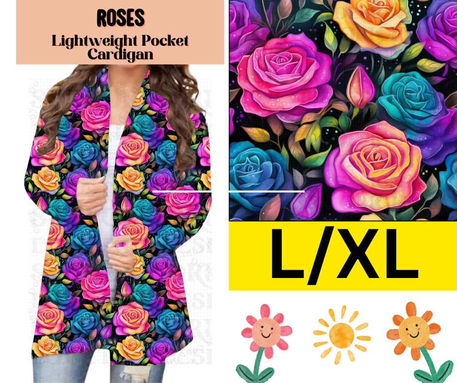 Roses Pocket Cardigan
