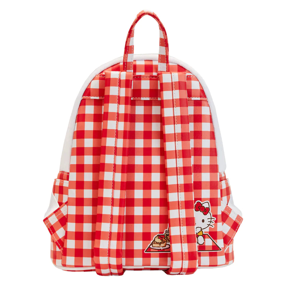 LOUNGEFLY-Hello Kitty Gingham Mini Backpack