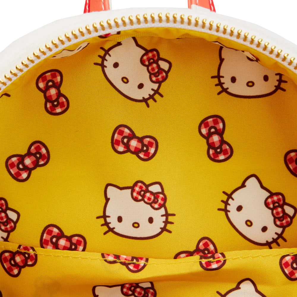 LOUNGEFLY-Hello Kitty Gingham Mini Backpack