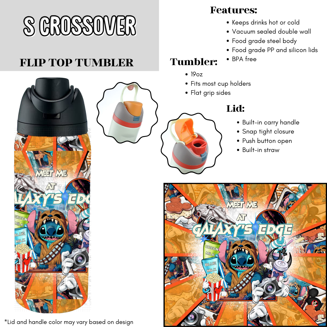 S Crossover Flip Top Tumbler