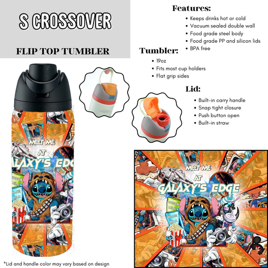 S Crossover Flip Top Tumbler