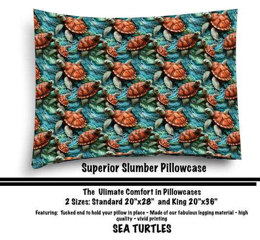 SEA TURTLE PILLOW CASE